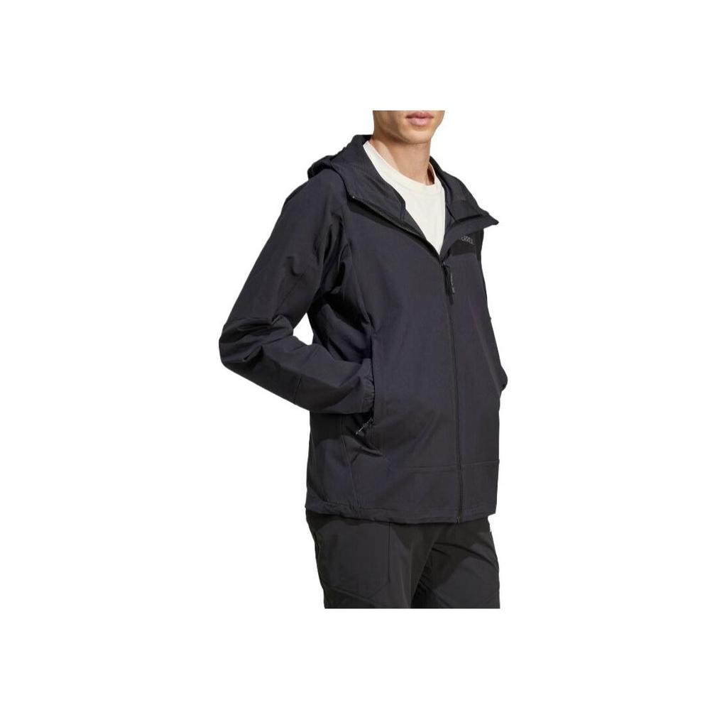 Adidas Terrex SS25 Windproof Cold-Resistant Comfortable Warm Jacket Men Jacket Black JI5935