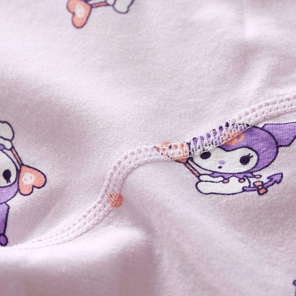 Kids' Autumn Lycra Cotton Pants Set: High-Elastic, Cartoon Print, Soft & Skin-Friendly Home Wear.