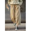 2023 Spring Retro Khaki Linen-Cotton Wide-Leg Pants for Women