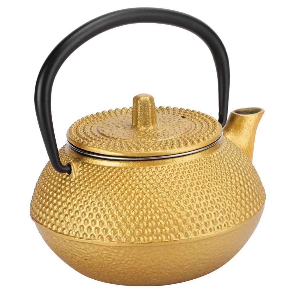 Stovetop Cast Iron Teapot Stainless Steel Infuser Japanese Tetsubin Kettle Tea Brewing