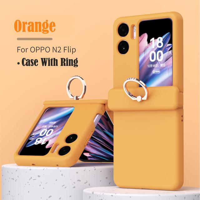 Hinge Protective Ring Funda For Oppo Find N2 Flip Case For Oppo Find N2 Flip 5g Hinge Case Protection Heavy Armor Full Cover