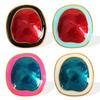 Cross-Border Hot Sale Design Earrings Irregular Geometric Ear Studs Metal Contrast Color Chic All-Match Jewelry