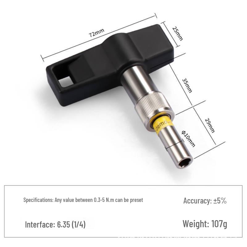 HEMUELE HeMu T-Handle Preset Torque Screwdriver SSQ Mini Spin. SSQ