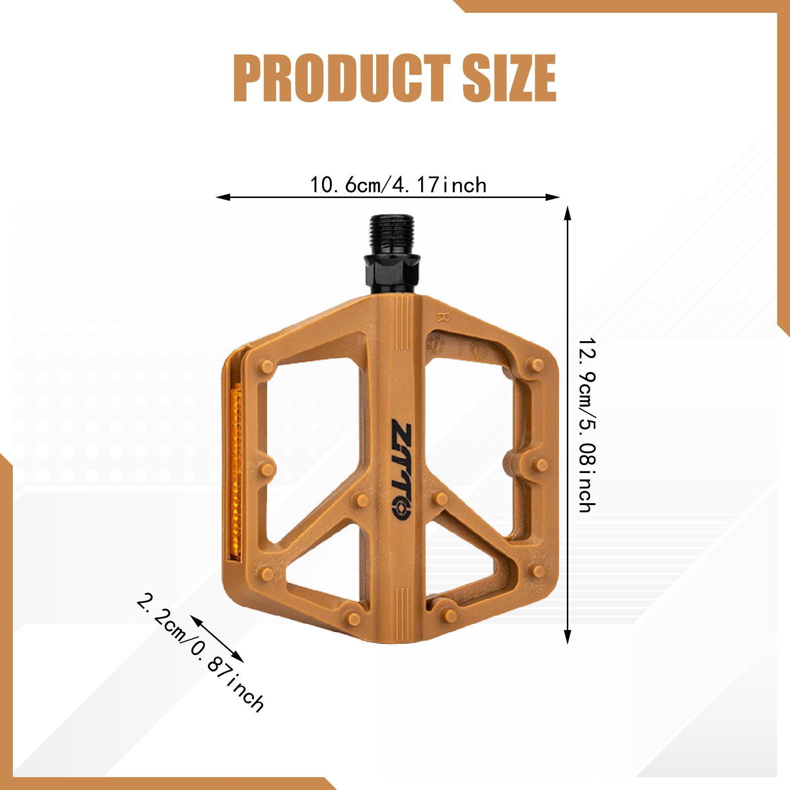 

1 пара велосипедных педалей, педали для горного велосипеда, ультралегкие, гладкие подшипники, плоские, запчасти для педалей для горного и шоссейного велосипеда