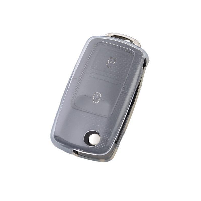 Průhledné pouzdro na klíč Volkswagen pro modely Santana, Polo, Lavida, Lamando, Passat, Sagitar a Bora