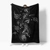 Boho-Blumenmuster Fleece-Decke Mandala-Print Überwurfdecke Dekorative Bettdecke Sofabezug Weihnachtsgeschenk