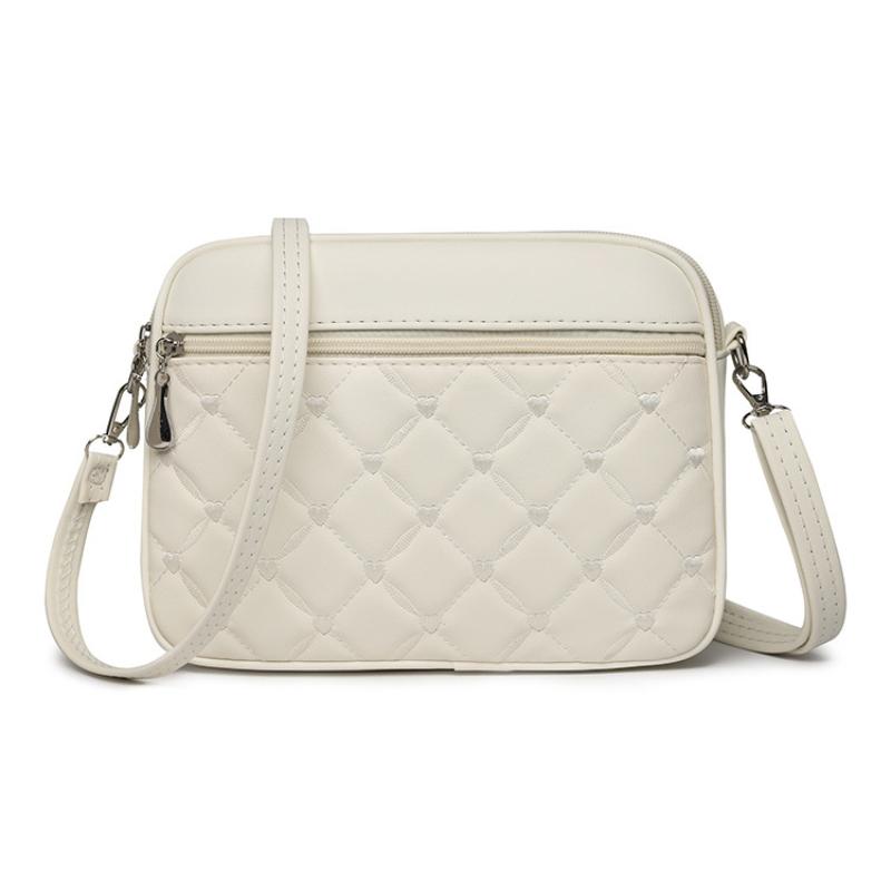 

Женские высококлассные и изысканные летние женские сумки, универсальные маленькие квадратные сумки через плечо 25*7*18cm белый