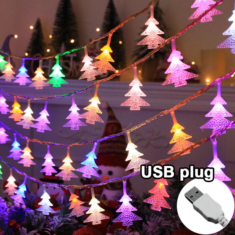 

10/20 светодиодных гирлянд, водонепроницаемые, для украшения рождественской елки, улицы, подвесные, сказочные огни, капли, рождественская свадьба, вечеринка, сад 3M