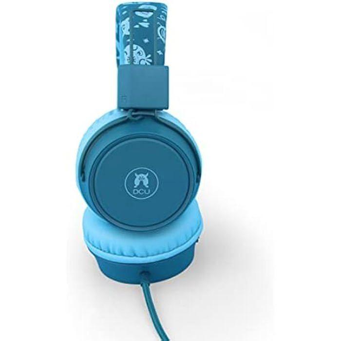 Sluchátka pro děti - DCU TECNOLOGIC - Hlasitost 85 dB - Mikrofon - Skládací a nastavitelná