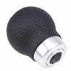 Black Leather 5-Speed Manual Transmission Car SUV Gear Shift Knob Shifter Lever