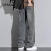 MARK FAIRWHALE Men's Retro Loose Straight Wide-Leg Jeans