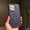 Coque Magnétique Dissipant la Chaleur Pour Xiaomi 17 Coque Trou d'Aération en Nid d'Abeille Couvercle de Charge Sans Fil Pour Xiaomi Mi 17 Coque Résistante aux Chocs