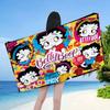 Anime B-Bettys B-Boops Big Microfiber Beach Towels Quick Dry Towel Sand Beach Towels Pool Towel for Travel Swim Pool Yoga