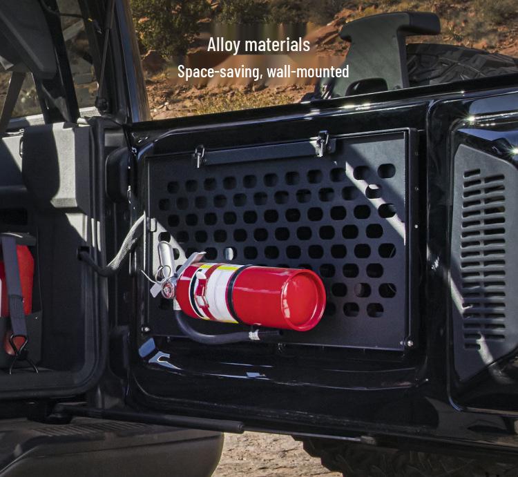 Ford Bronco Wall-Mounted Aluminum Workbench with Hidden Storage
