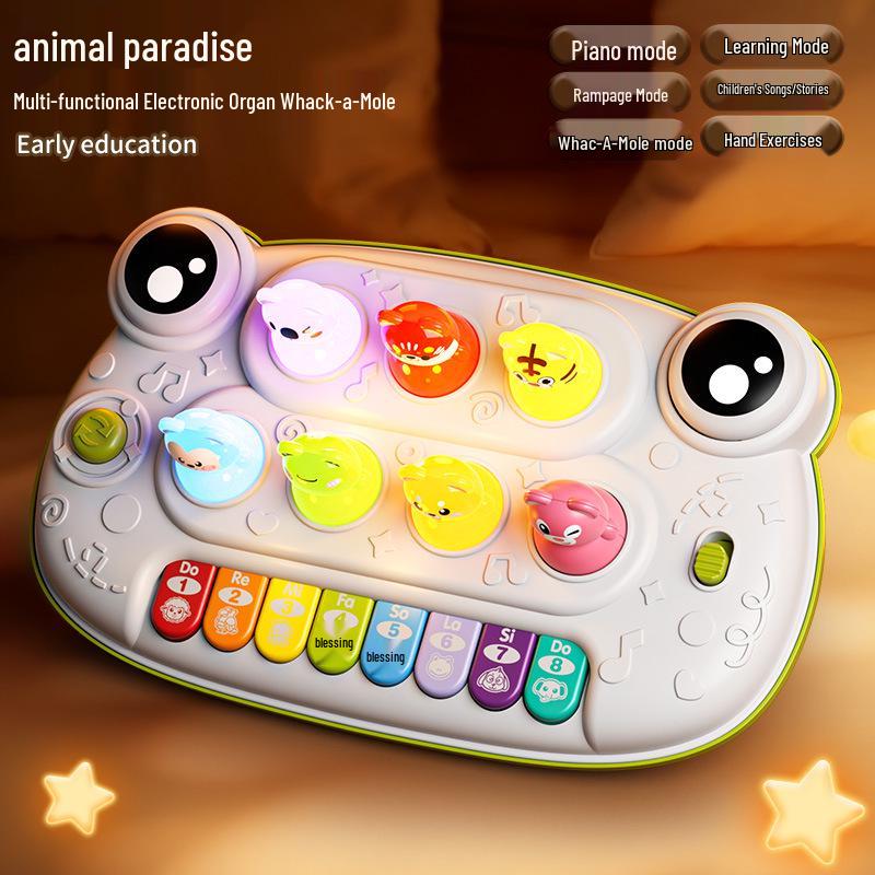 Multifunctional Kids' Phone & Piano Toy with Lights and Music for Early Education