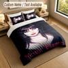 3Pcs Bedding Set Custom Name Text, 1 Sheet 2 Pillowcases Home Bed DecorElvira Mistress of the Dark