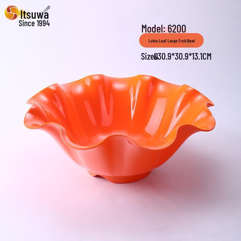 Wuhe Melamine Lotus Leaf Fruit Plate
