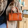 Genuine Leather Women's Messenger Bag New Boston Handbag Women's Niche High-end Shoulder Bag
