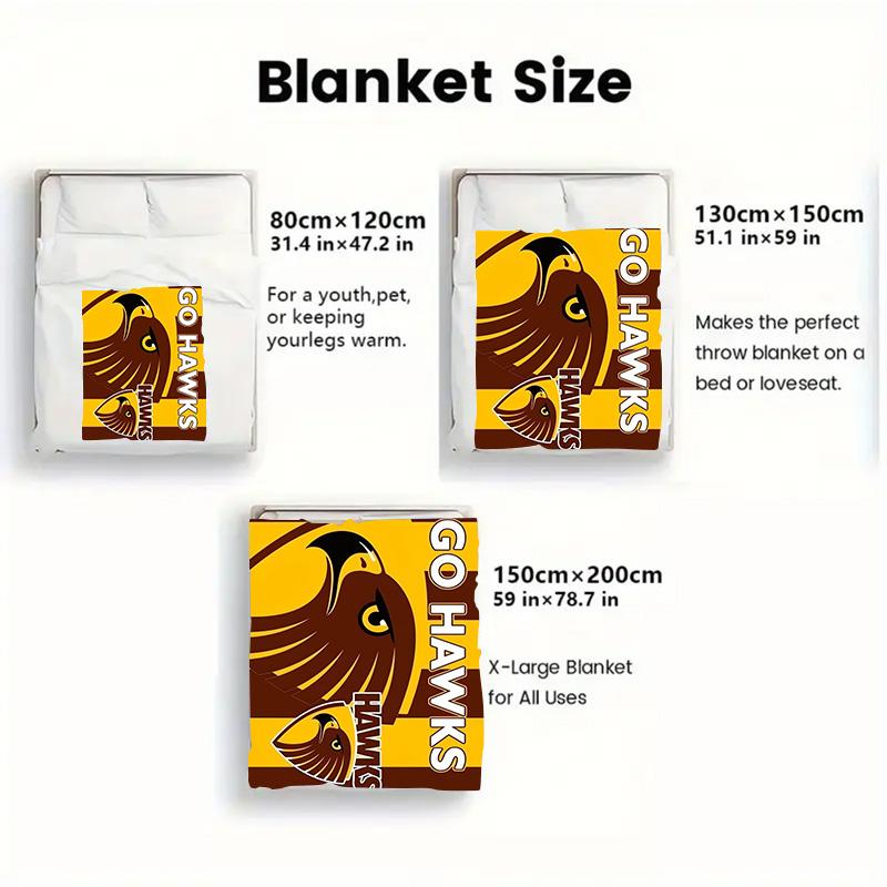 Atlanta Hawks 2D Flat Pattern Flannel Blanket High quality All Seasons Warmth and Comfort Perfect for Christmas Gifts.MMT0918587