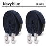 1/2Pair 8MM Flat No Tie Shoelaces Elastic Shoelace Metal Buckle Shoelaces Without Ties Sneakers Children Laces Shoe Accessories