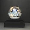 NEUE magnetische schwebende Blume Lampe mit schwarzem Sockel, 360° freie Drehung, Heimdekoration Geburtstagsgeschenk Valentinstagsgeschenk