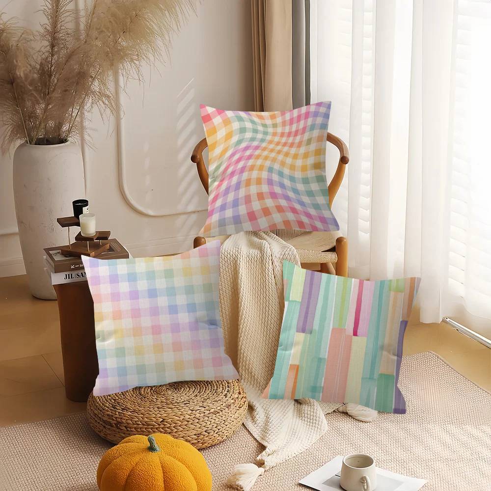 Light Pink Paneling beauty  Cushion Cover Car Throw Pillow Case For Sofa Car Christmas Gift 40x40cm 45x45cm