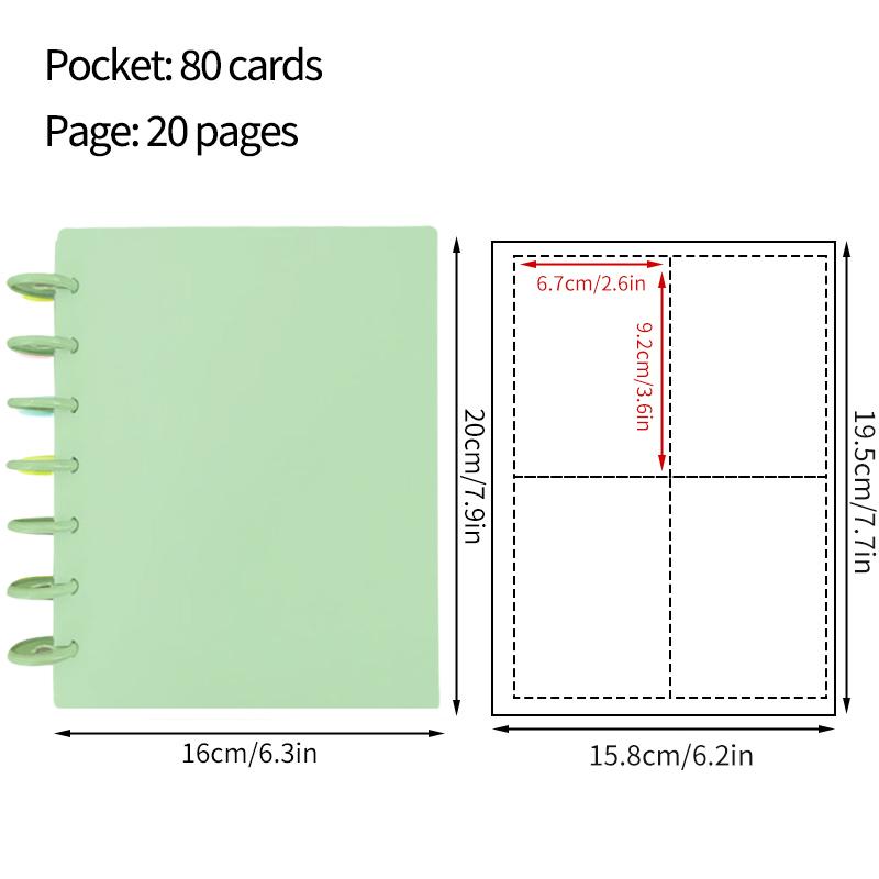 Binder Photocards Holder Cards Collect Book Binding Machine Kpop Photo Card Albums Photo Card Binder Kpop Photo Card Packaging