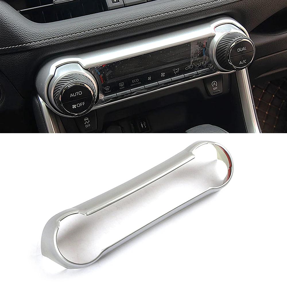 For Toyota Rav 4 Rav4 5 Gen 2019-2024 Interior Moulding Dashboard Central Control Color Change Modify ABS Matte Silver Sticker