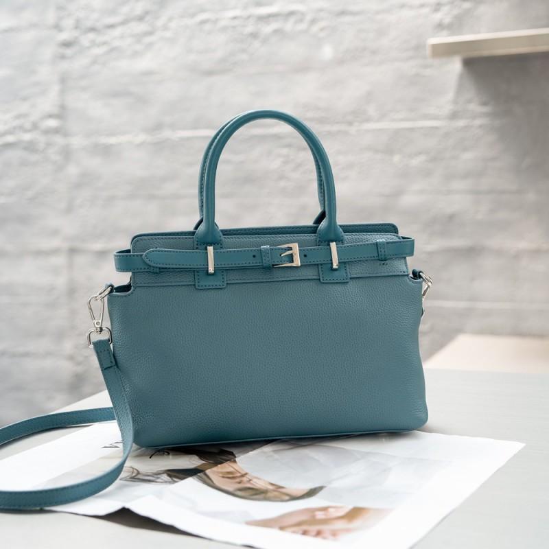 Large-capacity Tote Bag Women's Factory Genuine Leather Fashionable TOGO Top-layer Cowhide Cross-section Handbag