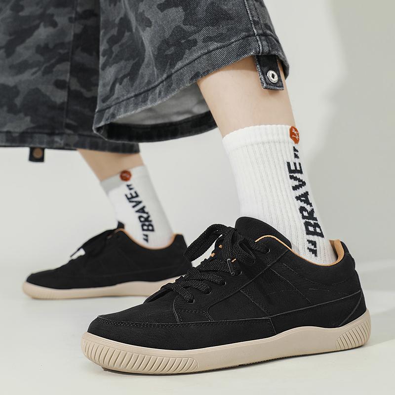 New Men's Classic Fashion Low Top Skateboarding Shoes Comfortable Soft Sole Basketball  Sneakers