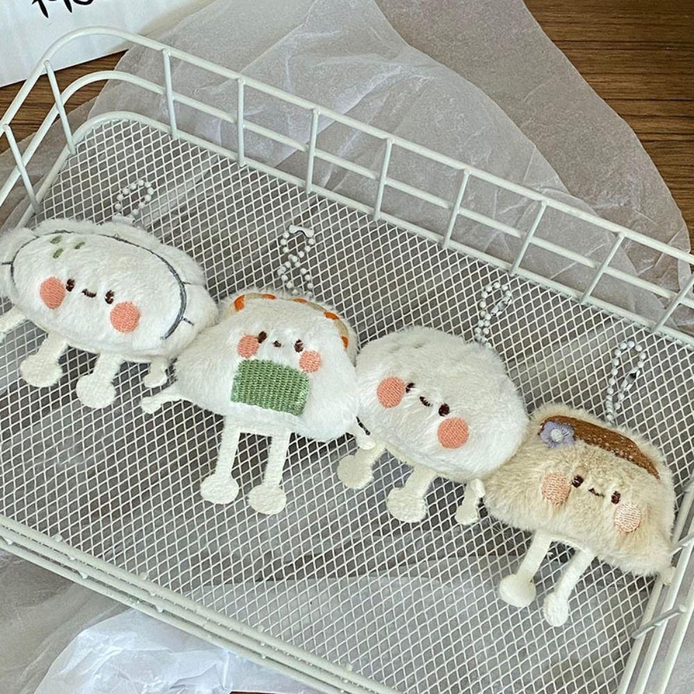 Dumpling Sushi Dolls Pendant Steamed Stuffed Bun Mini Stuffed Dumpling Doll Birthday Gift