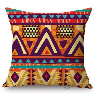 Geometric Africa Ethnic Design Pattern African Mask Traditional Wild Animals Design Sofa Pillow Case Cotton Linen Cushion Cover