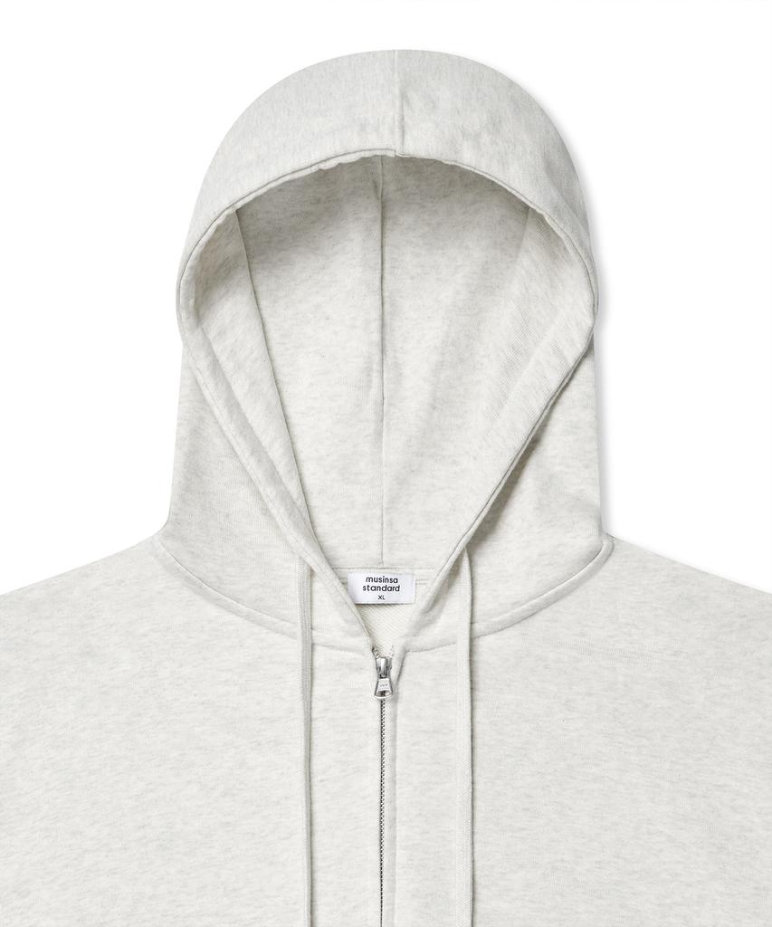 Musinsa Standard Extra Oversized Hooded Sweat Zip-Up [Oatmeal]