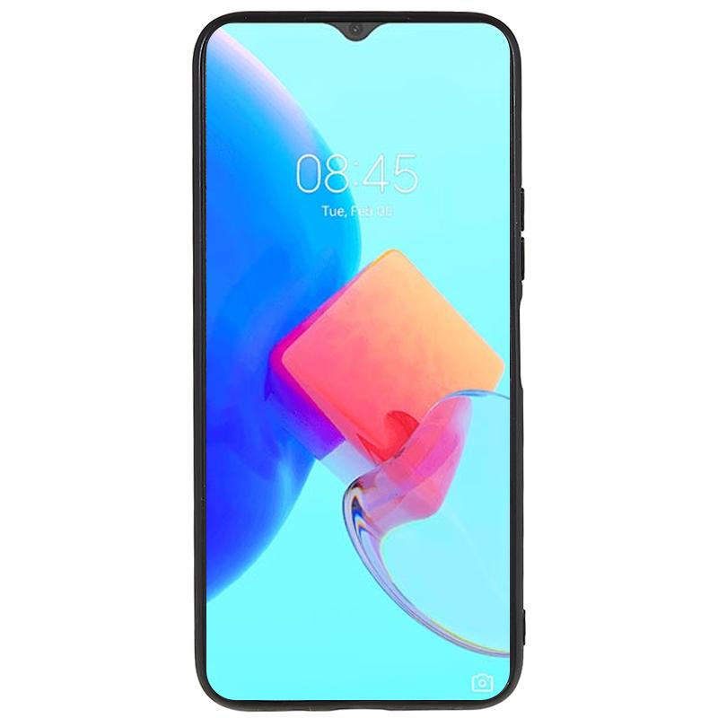 

For TECNO Spark 8P Anti-Fall Matte Phone Cover Scratch-Resistant TPU Phone Case Black