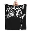 Lady Gaga The Mayhem Ball 2025 UK Tour Flannel Blanket Autumn  Soft Durable Throw Blanket for Child Couch Bedspread Sofa Bed