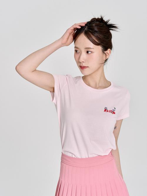 Losiya Slim Line T-Shirt / Pink