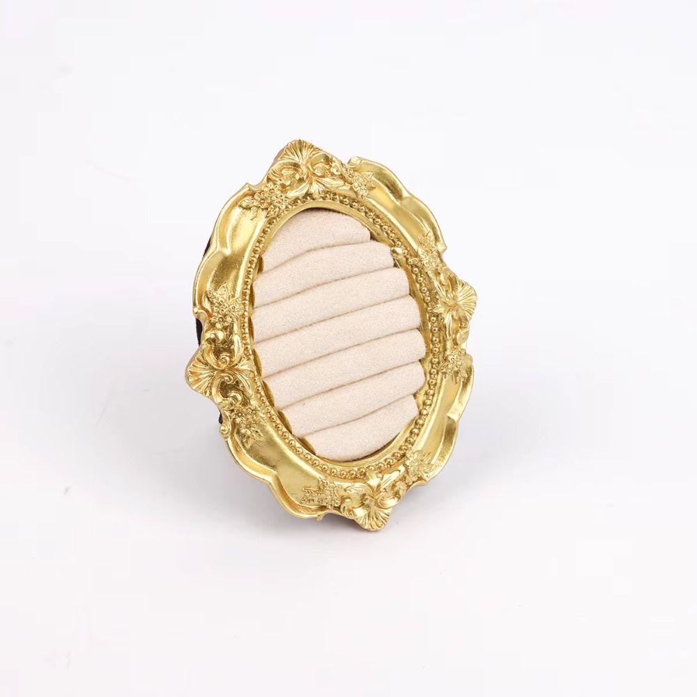 European-style Ring Display Stand Earring Tray Jewelry Storage Tray Home Decor