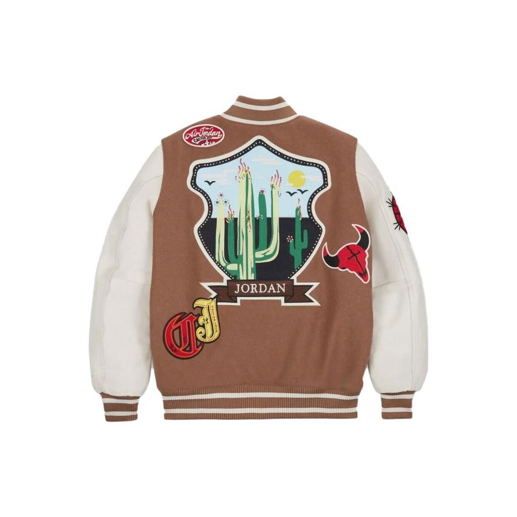 Travis Scott X JORDAN Varsity bunda Ázijské veľkosti DO4104-256