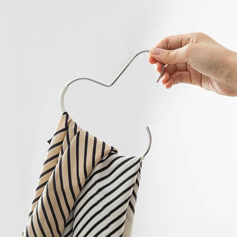 3pcs Multifunctional Steel Hanger System for Hats Scarves Ties Closet Organizers Home Baseball Caps Storage Essential