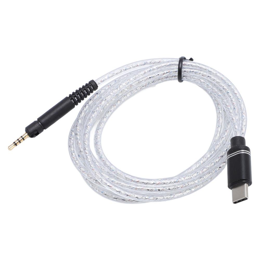 Lightweight USB C to 2.5mm Headphone Cable for M30X M40X M50X for HD598 599 HD558 Daily Audio Use