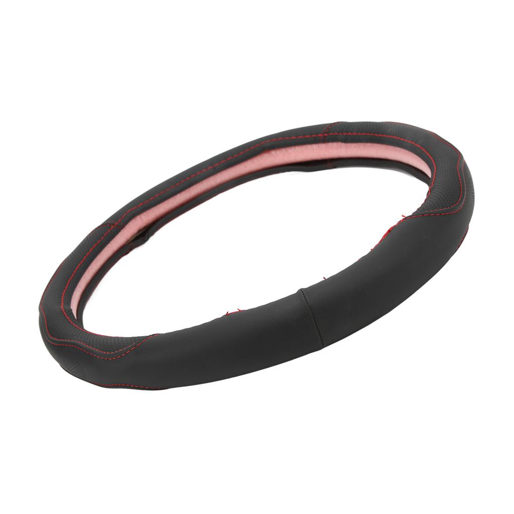 Car Steering Wheel Cover 15in   Fit Artificial Leather Protector for Modification