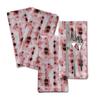 "S4Sassy Pink Ombre Tie-Dye Holiday Parties Cloth Table Linen Re-Usable Dinner Napkins Set 22 x 22""(Pack of