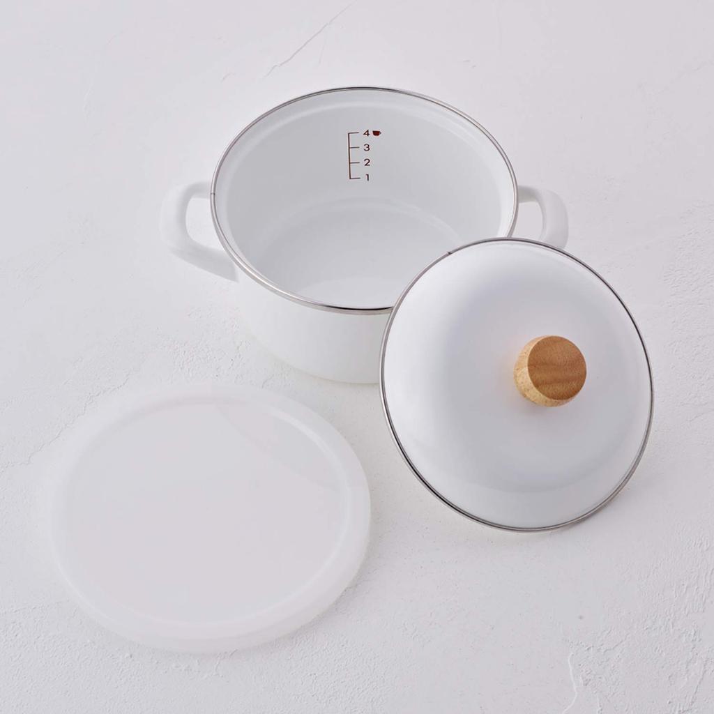 Fuji Enamel Mini Series (15cm Casserole, White)