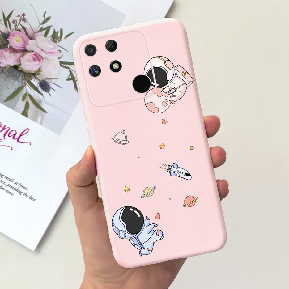 For Realme Narzo 50A Case RMX3430 Lovely Cartoon Cover Soft Silicone Phone Case For Realme Narzo 50i Narzo50A Prime Fundas Coque