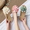 Flower sandals summer versatile flat flip flops anti slip beach sandals