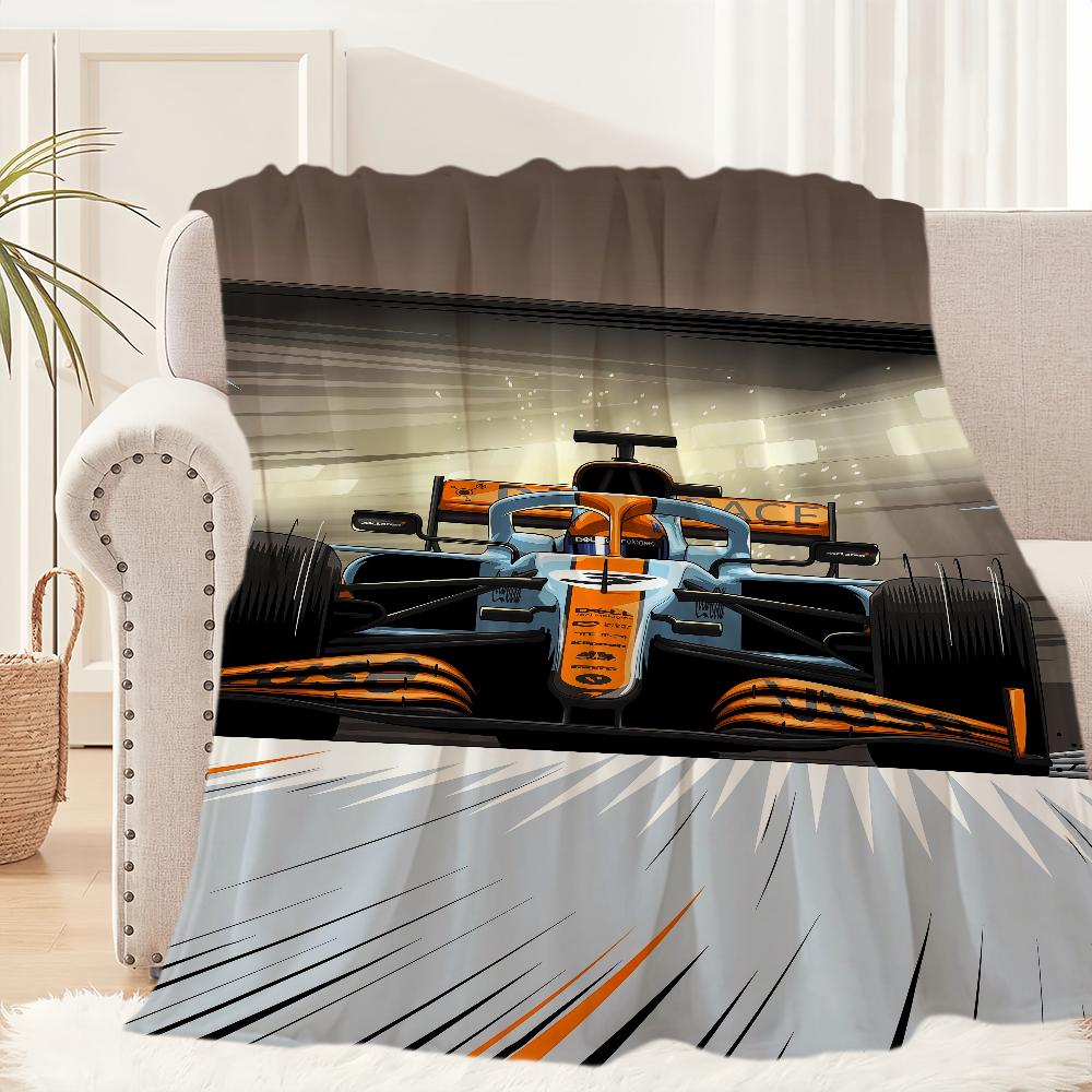 

Fashion Cool Logo Blanket Plush Nap Sofa rug for M-McLarenES Living Room Warm Office Bedroom Birthday Home Travel Kid Gifts 30x40in