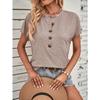 Spring Summer Women's Fashion Short Sleeve T-shirts Tops Clothing