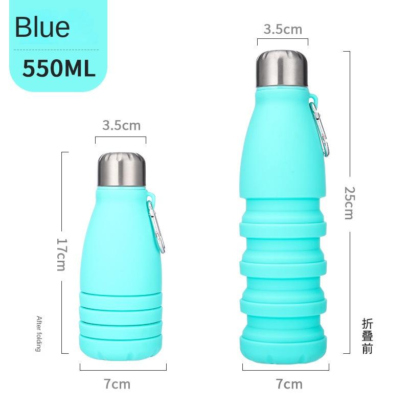 Outdoor Activity Updated Edible Silicon Coke Bottle Lightweight Athletic Bottle Camping Folding Bottle