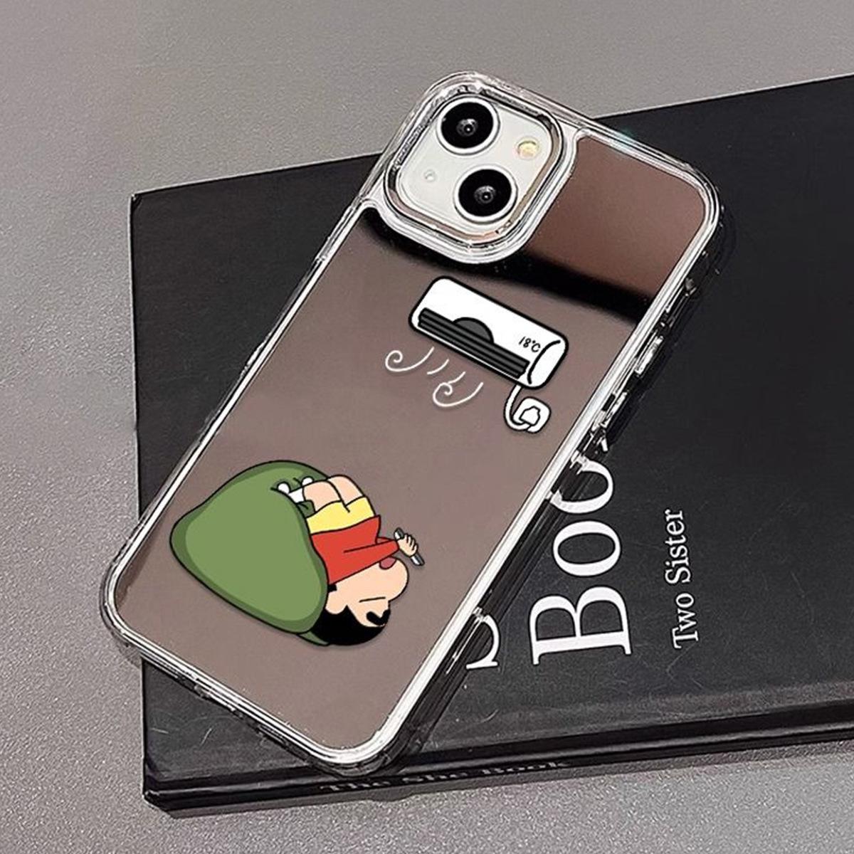 

For Huawei P80pro Mirror Phone Case Non-yellowing Phone Protective Cover Mirror Phone Case with Mirror For iPhone 17PROMAX