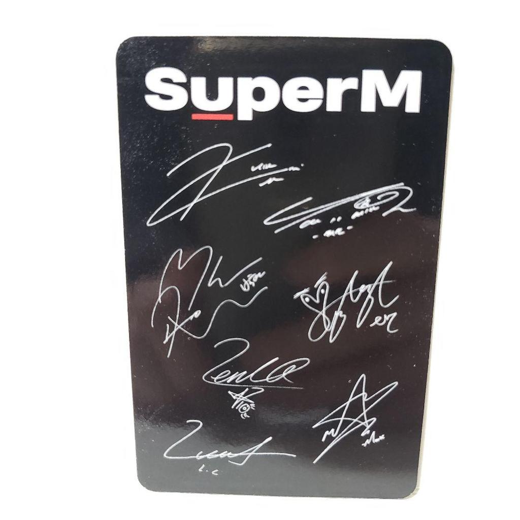 [USED] Super Rare SuperM Baekhyun Ver. All Trading Cards Included EXO NCT